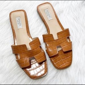 Steve madden tan sandals ENIDA